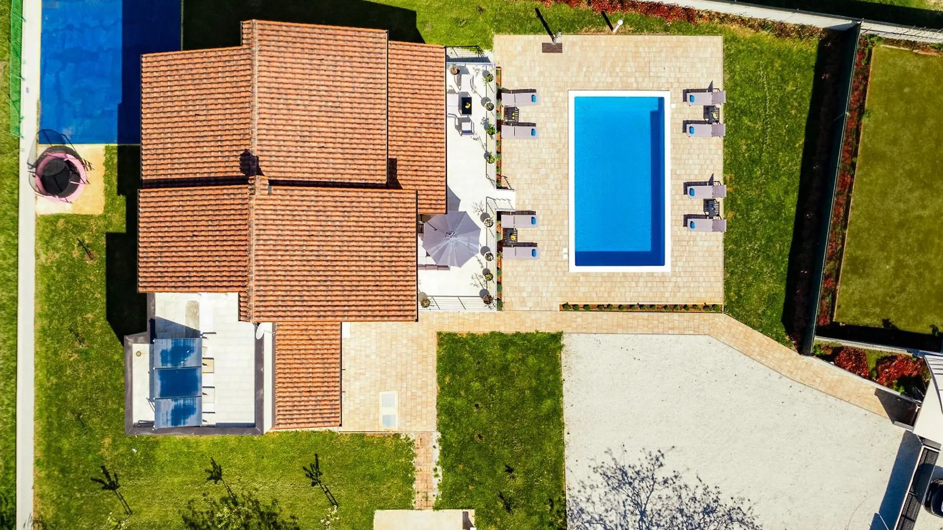 Villa Camelie Near Barban For 10 People With Playground For Children, Fitness & Pet Friendly Grandici 0*,